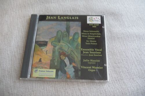 JEAN LANGLAIS CD MESSE SOLENNELLE. ENSEMBLE VOCAL JEAN SOURISSE - Picture 1 of 6
