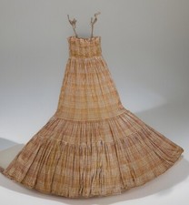 New Look Summer Sleeveless Strap Lace Up Shoulder Shirring Dress UK 10