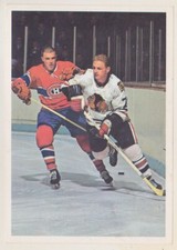 1963-64 Toronto Star Bobby Hull Hockey Stars In Action Chicago Blackhawks 63-64
