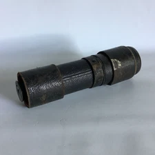Mid to Late 19th Century Three-Draw Maritime Leather-Wrapped Spyglass Telescope
