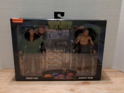 NECA TMNT 1990 Shadow Warrriors Oroku Saki & Hamato Yoshi Action Figure 2-Pack N