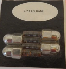 Harley Chrome Lifter base Cap Nut Set 1957-1985 Sportsters Colony 7139-4 New 