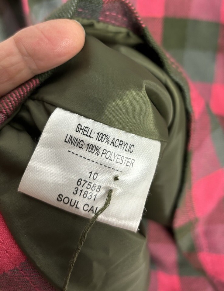 Women’s SoulCal Jacket / Size 10 / Pea Coat / Lightweight eBay