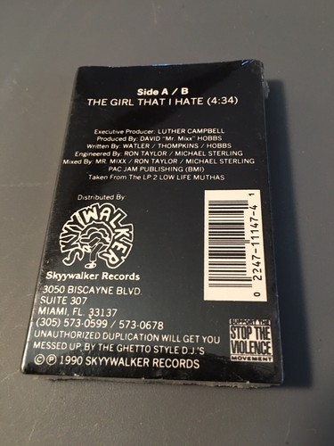 POISON CLAN THE GIRL THAT I HATE (CLEAN) FACTORY SEALED CASSETTE SINGLE C71 - Picture 3 of 6