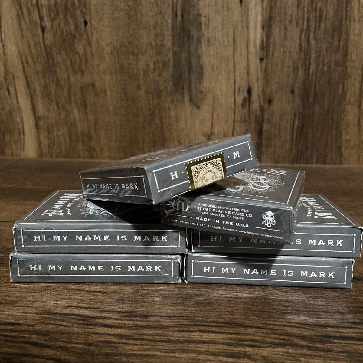 HMNIM Slate Gray V2 Playing Cards 1/5000 Dan And Dave D&D HMNIM Slate Gray V2 Playing Cards 1/5000 Dan And Dave D&D