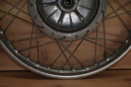 1972-73 Honda CB350 CB 350 K4 Super Sport OEM Front Wheel Rim Hub 44601-286-010 - Picture 13 of 19