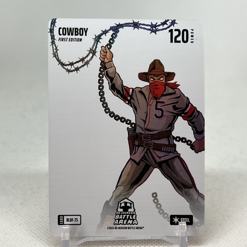Bo Jackson Battle Arena Cowboy Blizzard Steel Battlefoil Corey Seager #BLBF-75