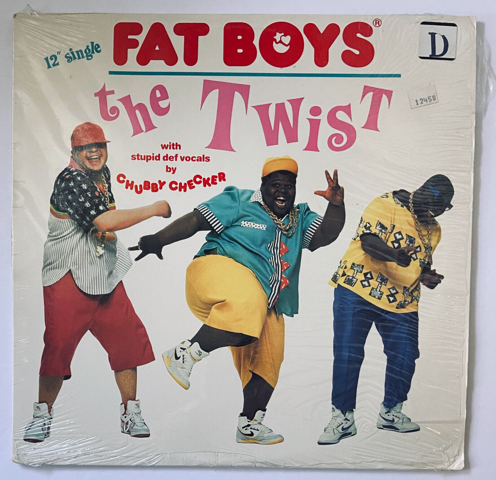Fat Boys The Twist 12" Vinyl Single Chubby Checker 1988 887 571-1 Shrinkwrap