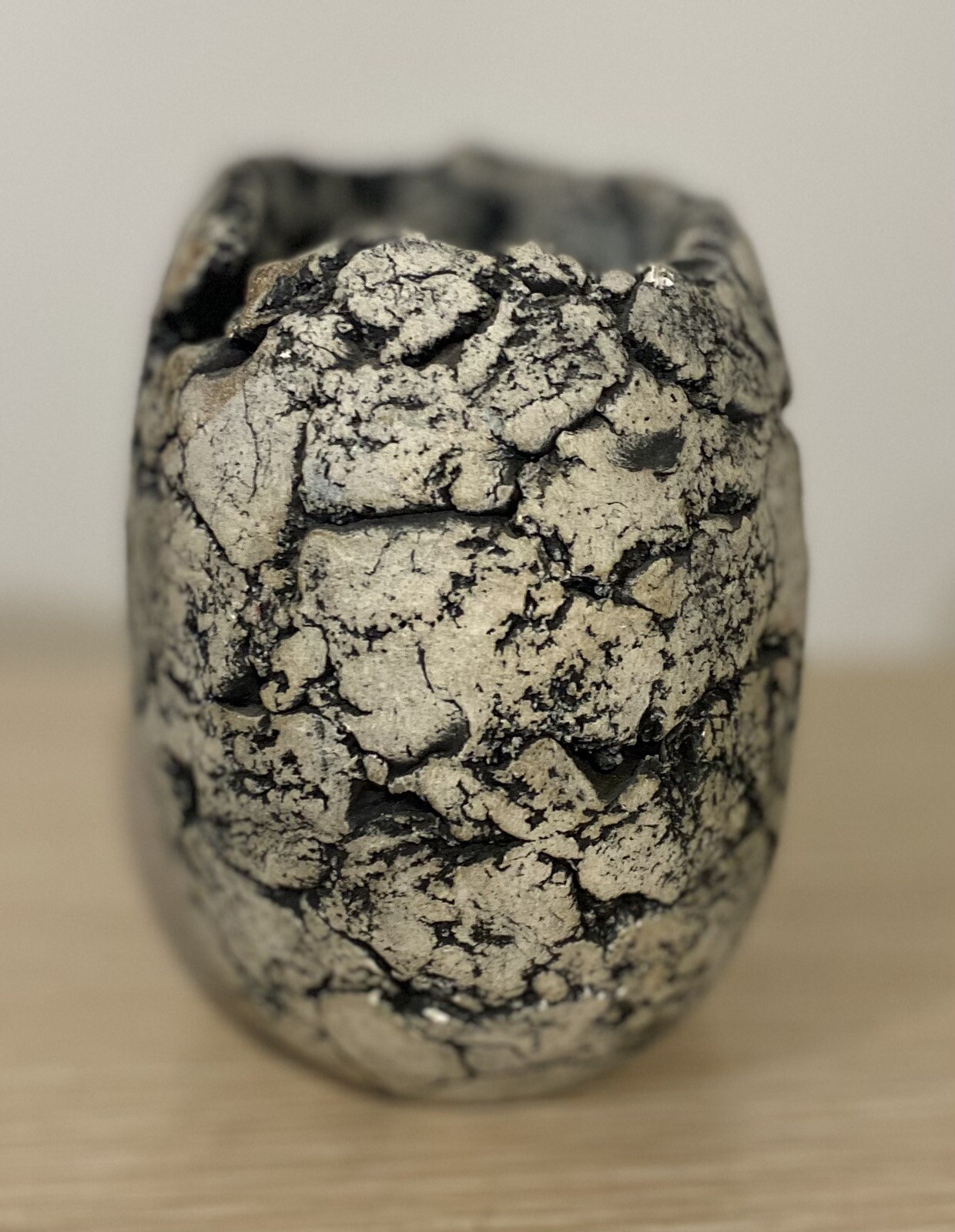 Vintage Art Pottery Large Vase Mt. St. Helens Ash Clay Stan Langtwait