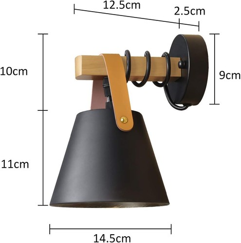 Wall Light Industrial Vintage Lamp E27 Bulb For Staircase Hallway Cafe Bar AUS - Picture 9 of 10