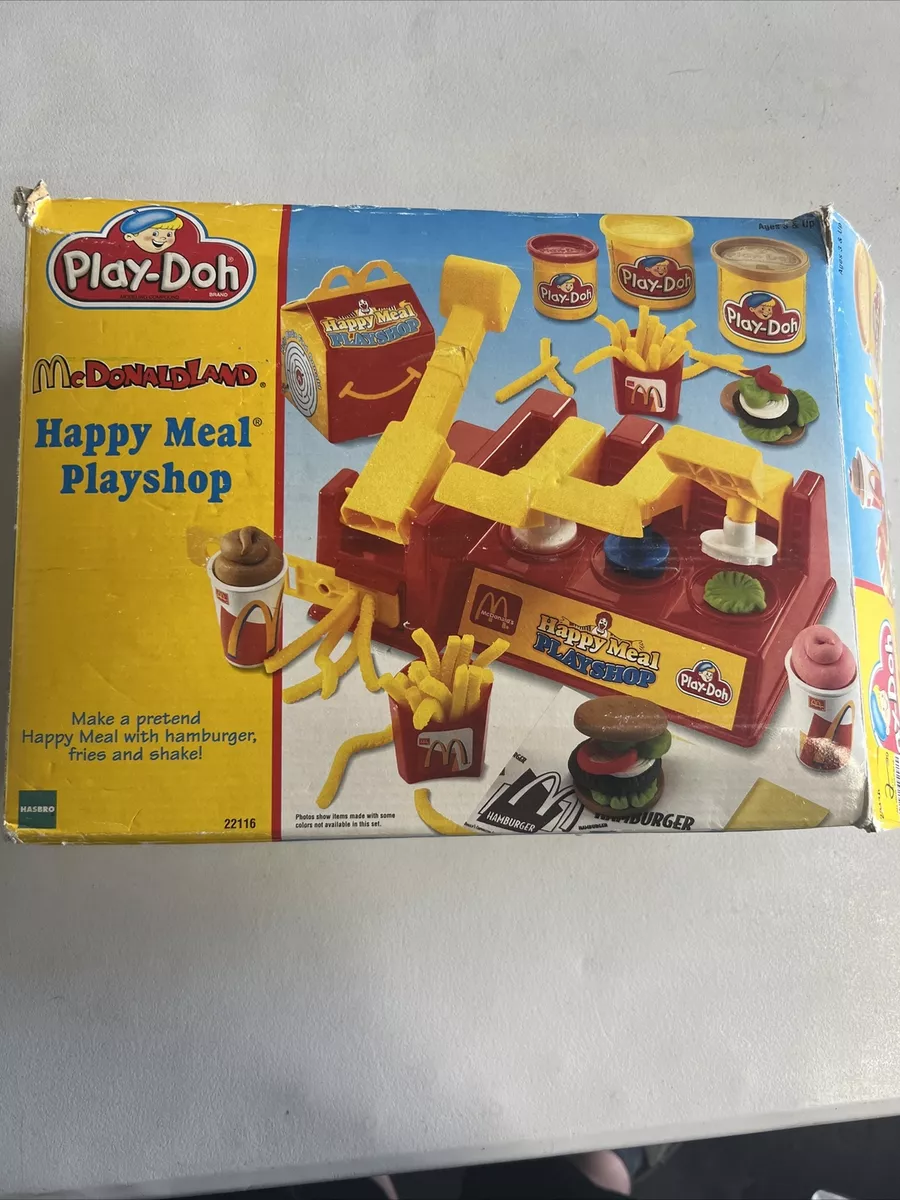 Pâte à modeler Play Doh Mcdonald's Happy Meal Playshop Playset