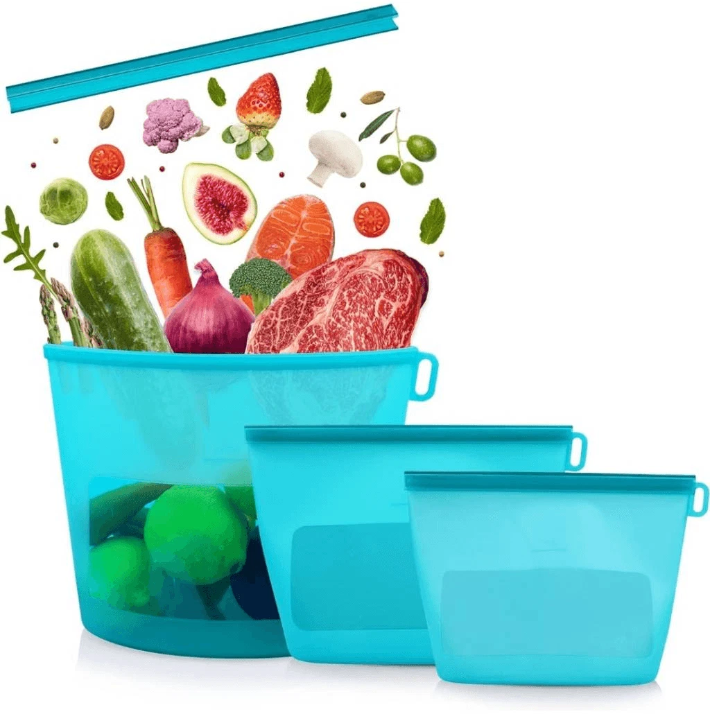 DeliOne Silicone Bags for Food Storage,Reusable Silicone Containers,Stand up Big
Opens in a new wind