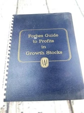 1960 Forbes Guide to Profits in Growth Stocks (Comb Bound Softcover) Vtg