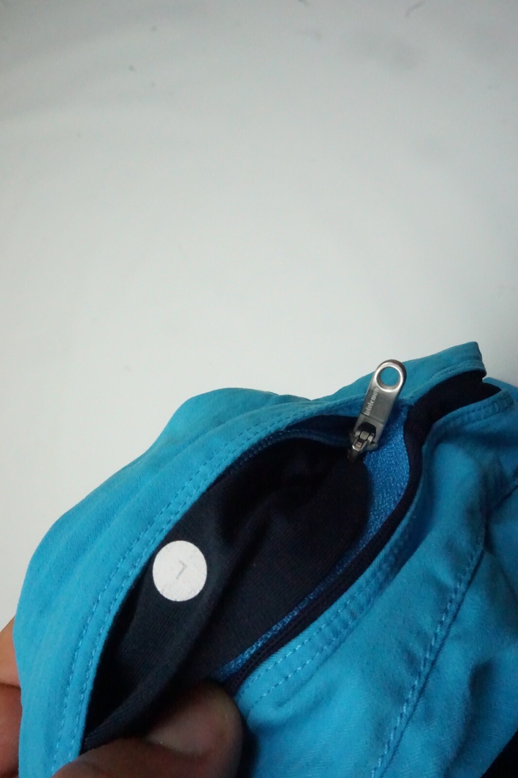 Lululemon Solid Blue Drawstring Athletic Running … - image 3