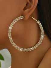 Aretes Argollas En Oro 10k Pendientes Joyería Fina De Moda Regalos Para Mujer