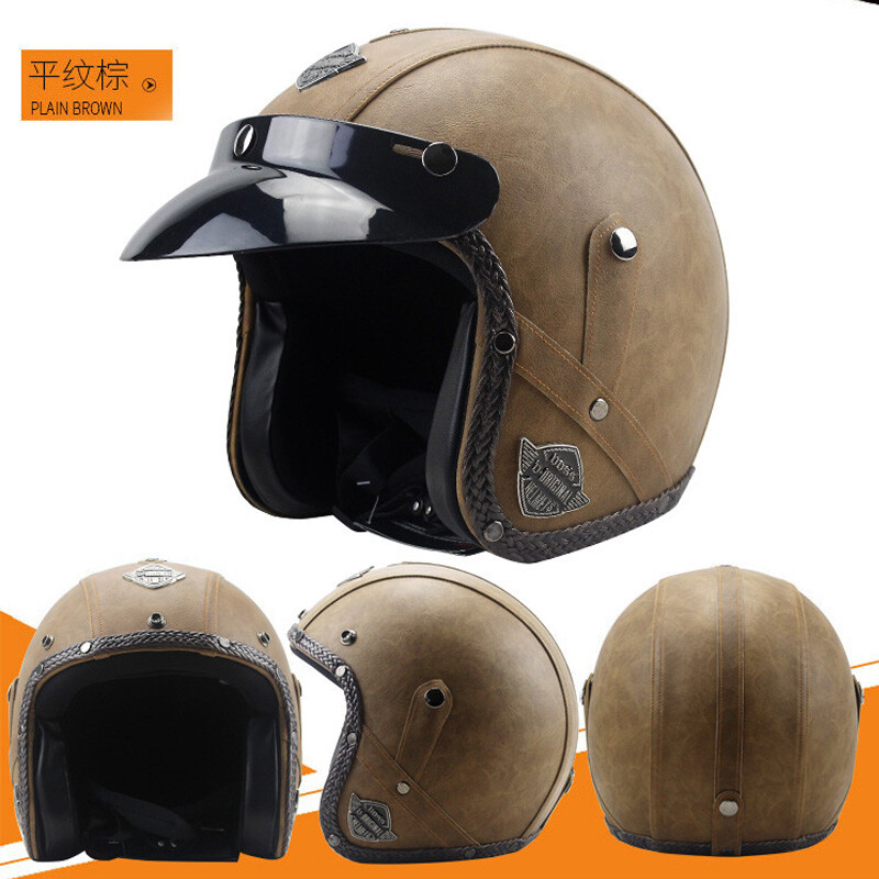 discount open face motorcycle helmets ILM Open Face Motorcycle 3/4 Half Helmet Model Z302 White / Small