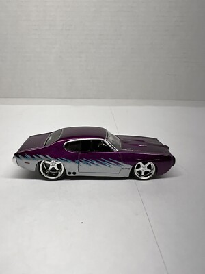 Jada Toys DUB CITY BIGTIME Muscle 1969 69 Pontiac GTO Judge Purple