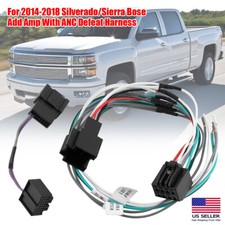 For 2014-2018 Silverado/Sierra Bose Add Amp Adapter Kit With ANC Defeat Harness.