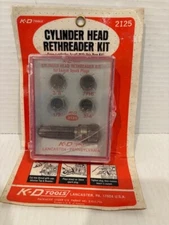 Vintage K-D Tools Cylinder Head Rethreader kit for 14mm Spark Plugs No. 2125