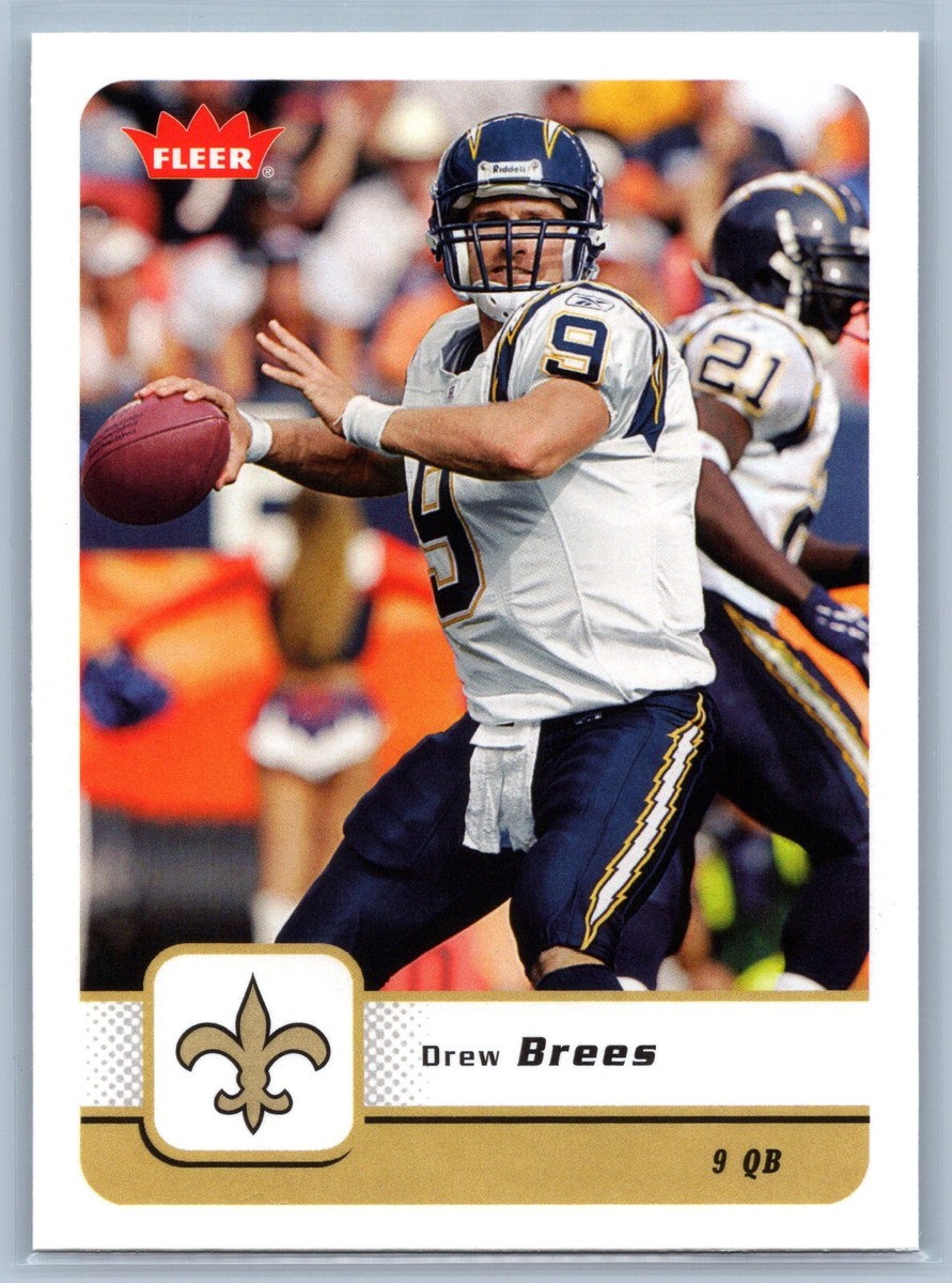 Drew Brees 2006 Fleer Football #81 New Orleans Saints NFL