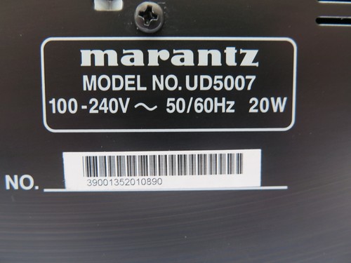 Lecteur Blu-Ray Disc Marantz UD 5007 / USB / SACD / 3D / HDMI / DVD / Haut de gamme - Photo 16/18