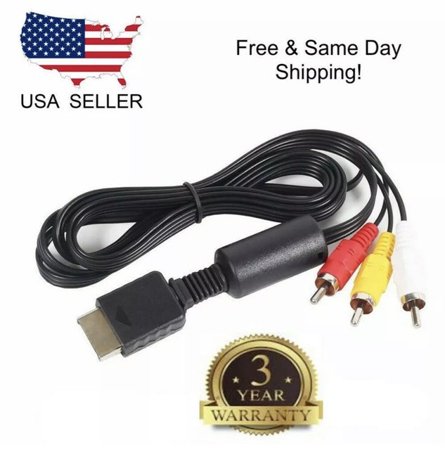 Brand New PLAYSTATION 1 2 3 PS1 PS2 PS3 Slim RCA Composite AUDIO VIDEO