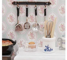 1:12 Miniature Cooking Utensils Baking Tools Set Dollhouse Kitchen Accessories