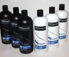 LOT 6 TRESEMME SMOOTH SILKY SHAMPOO CONDITIONER FRIZZ CONTROL ARGAN OIL 28OZ