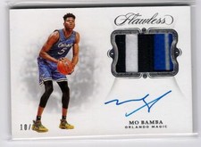 Mo Bamba 18/19 Flawless auto patch RC #SP-MBB SN #10/25