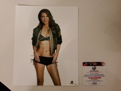Lauren Cohan Signed 8x10 Photo Autographed Auto COA GAI GA Mag The