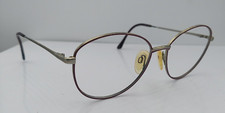 Vintage Silhouette M6238 Silver Purple Oval Metal Sunglasses Austria FRAMES ONLY