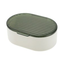 Portable Double Layer Soap Dish for Bathroom 5.91"x4.33"x2.17" 1 Pc