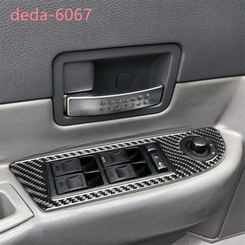 4×Carbon Fiber Window Lift Switch Button Panel Cover For Dodge Durango 2004-2009 - Picture 3 of 11