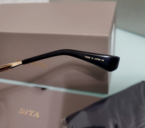 DITA ENDURANCE 88 Black Gold Brown Titanium Pilot UNISEX Sunglasses DTS107-55-01 - Picture 12 of 15