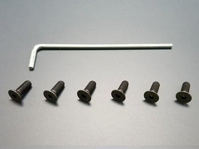 Black Stainless Steering Wheel Screws Kit for Nardi Personal MOMO Sparco