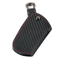 Car Black Genuine Leather Key Case Carbon Fiber Bag For Bmw 1 2 3 4 5 6 Series D Car Black Genuine Leather Key Case Carbon Fiber Bag For Bmw 1 2 3 4 5 6 Series D