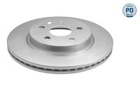 2X Bremsscheibe Hinten Meyle 615 523 0019 PD FÜR Opel Saab