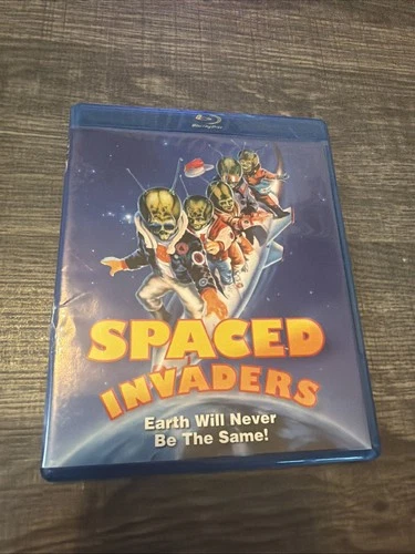 Spaced Invaders (1990) Blu-ray 2015 Mill Creek Sci-Fi Comedy OOP