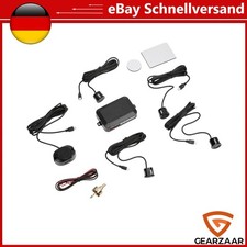 Einparkhilfe 4 x Sensor Rückfahrwarner Auto PDC Nachrüsten Schwarz Universal