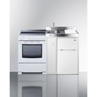 Summit ACK54ELST 54"W All-in-One Kitchenette - White