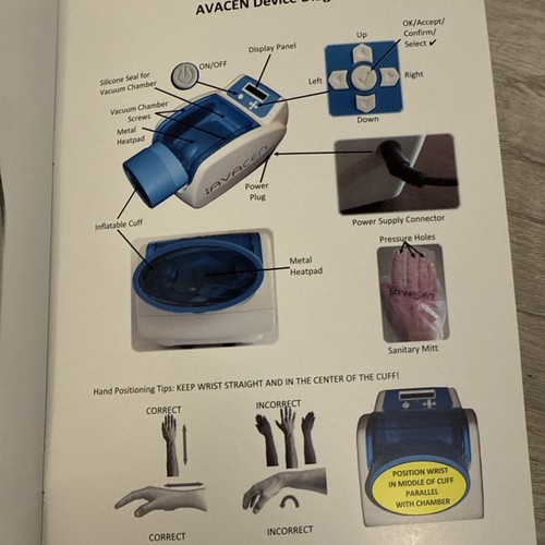 Avacen 100 Advanced Vascular Circulation Enhancement Device- TESTED - Picture 6 of 7