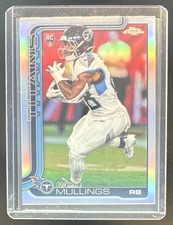 Kalel Mullings 2025 Topps Chrome #309 Refractor Rookie RC