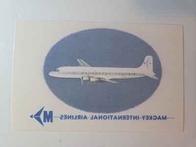 Macky International Airlines  Iron on Patch Vintage
