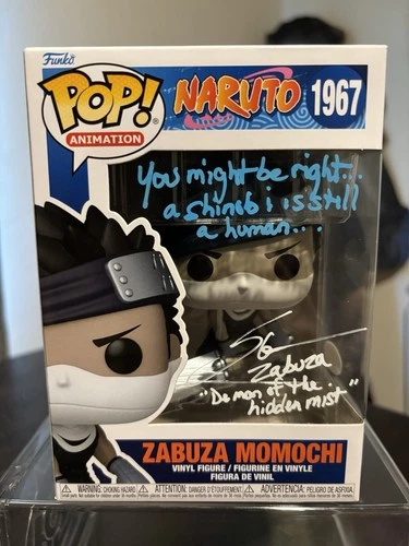 Funko Pop! Zabuza Momochi Naruto Shippuden #1967 Autographed By English VA