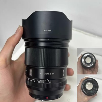Viltrox 75mm F1.2 AF Ultra-Large Aperture Lens for Fujifilm X Mount 95% New