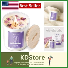 Lavender Crystal Scented Candles - Long-Lasting Aromatherapy & Elegant Gift