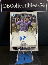 2023 Bowman Chrome Bryant Betancourt 1st Prospect Auto Colorado Rockies - 1