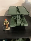 New ListingVintage 1986 GI JOE Bridge Layer Vehicle w/ Tollbooth & Sledgehammer