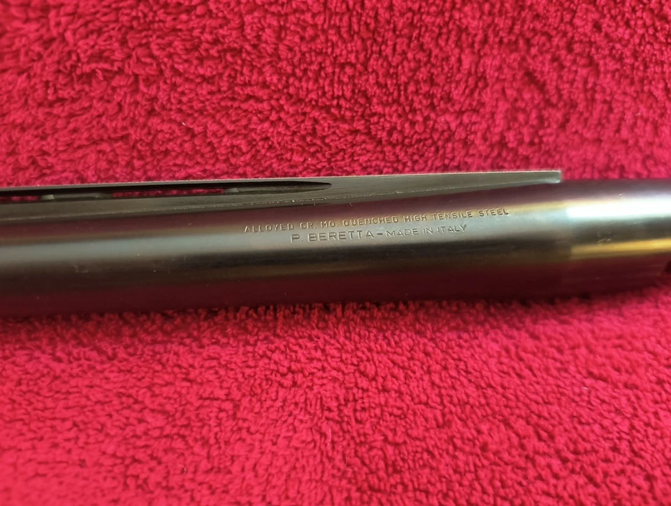 BERETTA AL-2 12 ga. 2.75" CILINDRO MEJORADO 26" BARRIL 1971 Costilla de ventilación de producción Foto 3 de 4