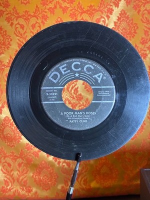Patsy Cline - Walkin' After Midnight / A Poor Man's Roses 45 RPM Decca 9-30221